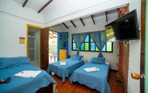 Finca descanso a 5 mts del parque del Café, Wifi, Piscina, Tv, Bbq 23Px