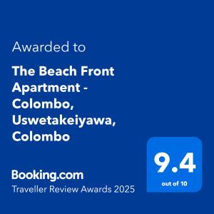 The Beach Front Apartment - Colombo, Uswetakeiyawa, Colombo