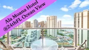 Ala Moana Hotel 24th FL R3 - Partial Ocean View 2 Full Beds, 4person - Kaneohe