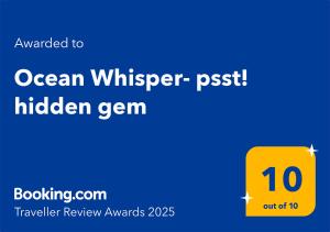 Ocean Whisper- psst! hidden gem