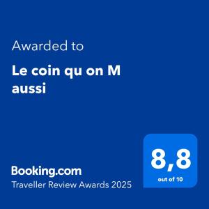 Maisons de vacances Le coin qu on M : photos des chambres