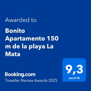 Bonito Apartamento 150 m de la playa La Mata