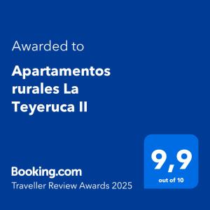 Apartamentos rurales La Teyeruca II