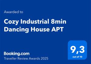 Rentero Cozy Industrial 8min Dancing House Apartment, Prague