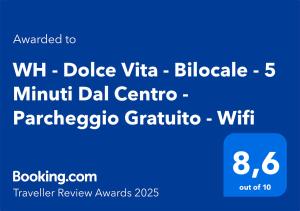 WH - Dolce Vita - Bilocale - 5 Minuti Dal Centro - Parcheggio Gratuito - Wifi