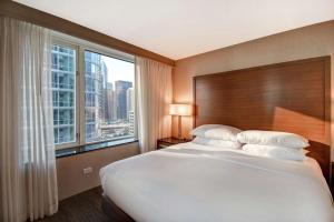 King Corner Suite with City View - Non-Smoking room in Embassy Suites Chicago Downtown Magnificent Mile
