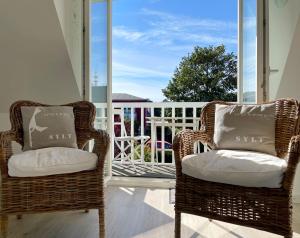 Haus Dünenrose App 2 mit Balkon