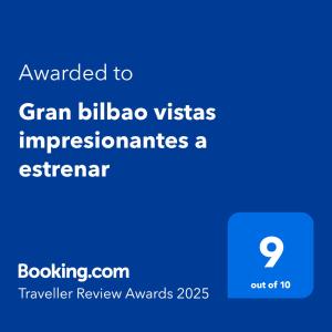 Gran bilbao vistas impresionantes a estrenar