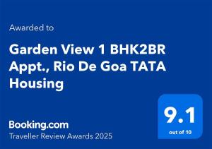 Garden View 1 BHK2BR Appt., Rio De Goa TATA Housing