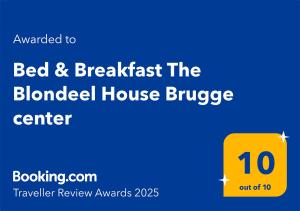 Bed & Breakfast The Blondeel House Brugge center