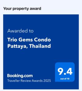 Trio Gems Condo Pattaya, Thailand