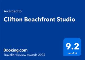 Clifton Beachfront Studio-Walk To The Beach