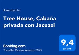 Tree House, Cabaña privada con Jacuzzi y canoa