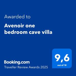 Avenoir 1bedroom Luxury Cave Villa