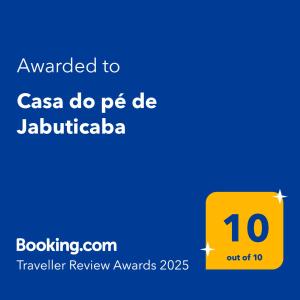Casa do pé de Jabuticaba
