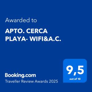 APTO. CERCA PLAYA- WIFI&A.C.
