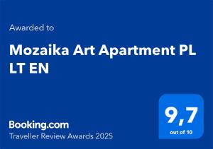 Mozaika Art Apartment PL LT EN