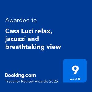 Casa Luci relax, jacuzzi and breathtaking view
