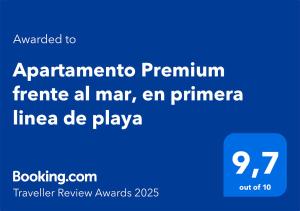 Apartamento Premium frente al mar, en primera linea de playa