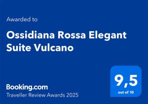 Ossidiana Rossa Elegant Suite Vulcano