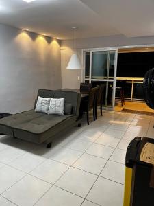 Apartamento pé na areia Recreio, vista lateral mar