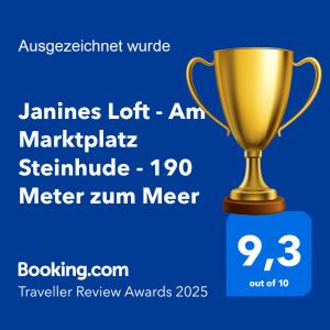 Janines Loft - Am Marktplatz Steinhude - 190 Meter zum Meer