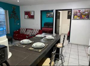 Departamento con terraza verde