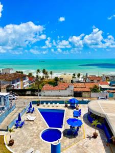 Apartamento natal 503 vista completa do mar