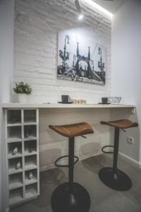 Modern, designer studio in vibrant Budapest Soho