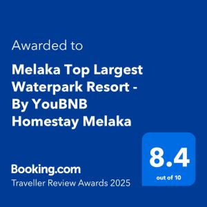 Melaka Top Largest Waterpark Resort - By YouBNB Homestay Melaka