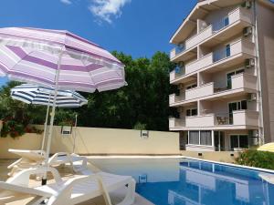 Superior Double Room with Partial Sea View room in Hotel Premier Budva