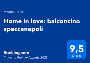 Home in love: balconcino spaccanapoli