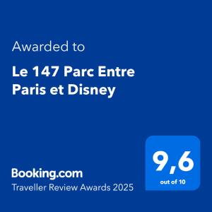 Le 147 Parc Entre Paris et Disney