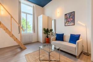 Grand studio pour deux personnes en mezzanine