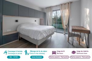 Maisons de vacances Maison moderne avec jardin pour 8 - La Baule : photos des chambres