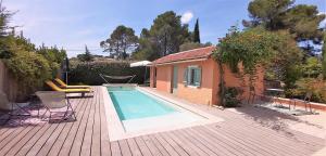 La Maisonnette de vacances avec piscine privée pour 2 pers