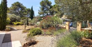 Maisons de vacances La Maisonnette de vacances avec piscine privee pour 2 pers : photos des chambres