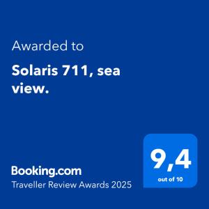 Solaris 711, sea view.