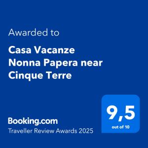Casa Vacanze Nonna Papera near Cinque Terre