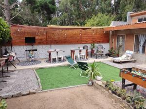 A three-block main beach