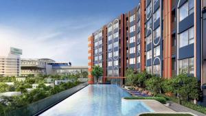 1Bed Room Near Airport DMK BTS Swimming Pool Gym Monthly rental