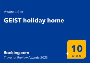 GEIST holiday home