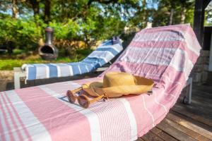 Maisons de vacances Entre Mer et Nature - Bain nordique et sauna : photos des chambres