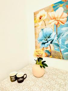 Comfy 1BR Apt for 4, 10Min Transport to Stadthalle