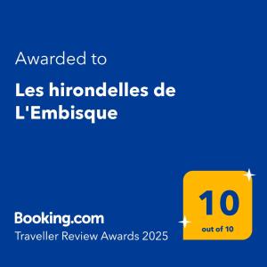 Les hirondelles de LEmbisque