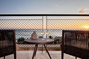 Sapphire Junior Suite, 1 King, Sofa bed, Sea view        room in Domes of Corfu