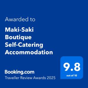 Maki-Saki Boutique Self-Catering Accommodation