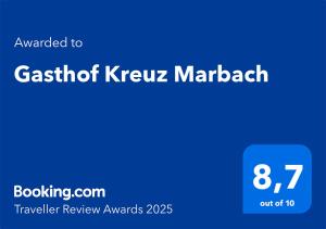 Gasthof Kreuz Marbach