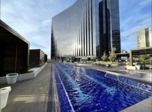 멜버른 / 멜번 MT2506 - 1 BR huts nestled in the Docklands with Gym & Pool with FREE Tram to City 싱글룸 로비