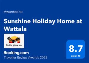 Sunshine Holiday Home at Wattala